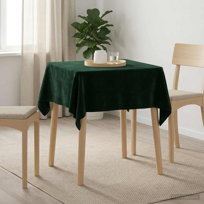 Bordklæde Firkantet Mørkegrøn 140 x 140 cm Polyester