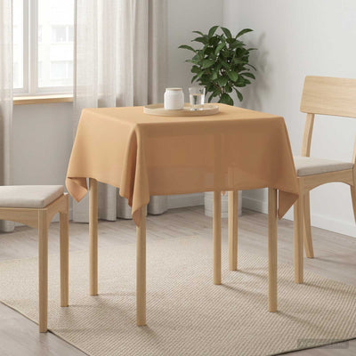 Bordklæde Firkantet Beige 140 x 140 cm Polyester