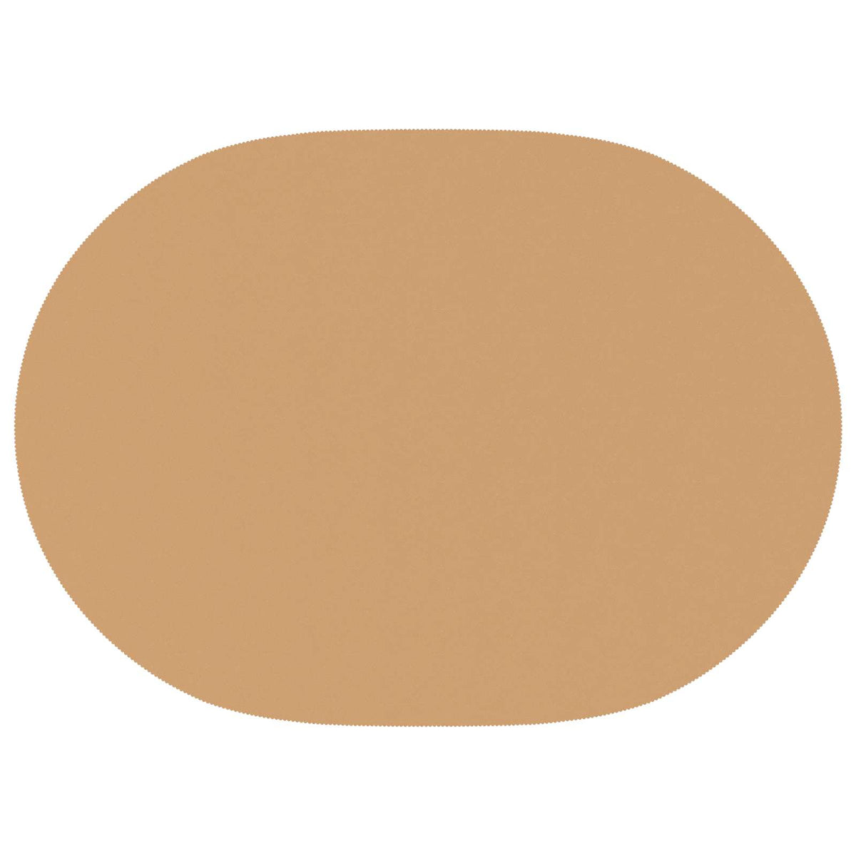 Bordklæde Oval Beige 130 x 220 cm Polyester