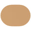 Bordklæde Oval Beige 160 x 220 cm Polyester