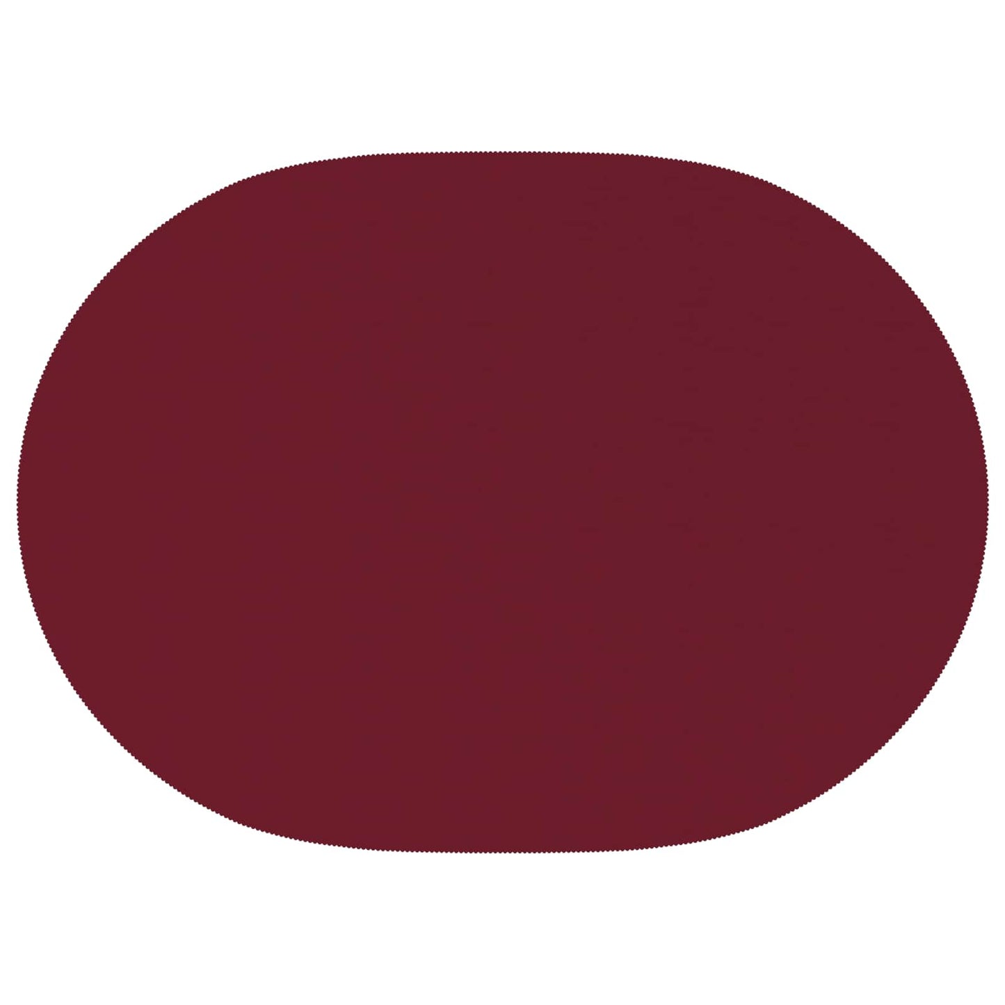 Bordklæde Oval Vinrød 160 x 220 cm Polyester