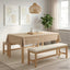 Bordklæde Rektangulær Beige 110 x 160 cm