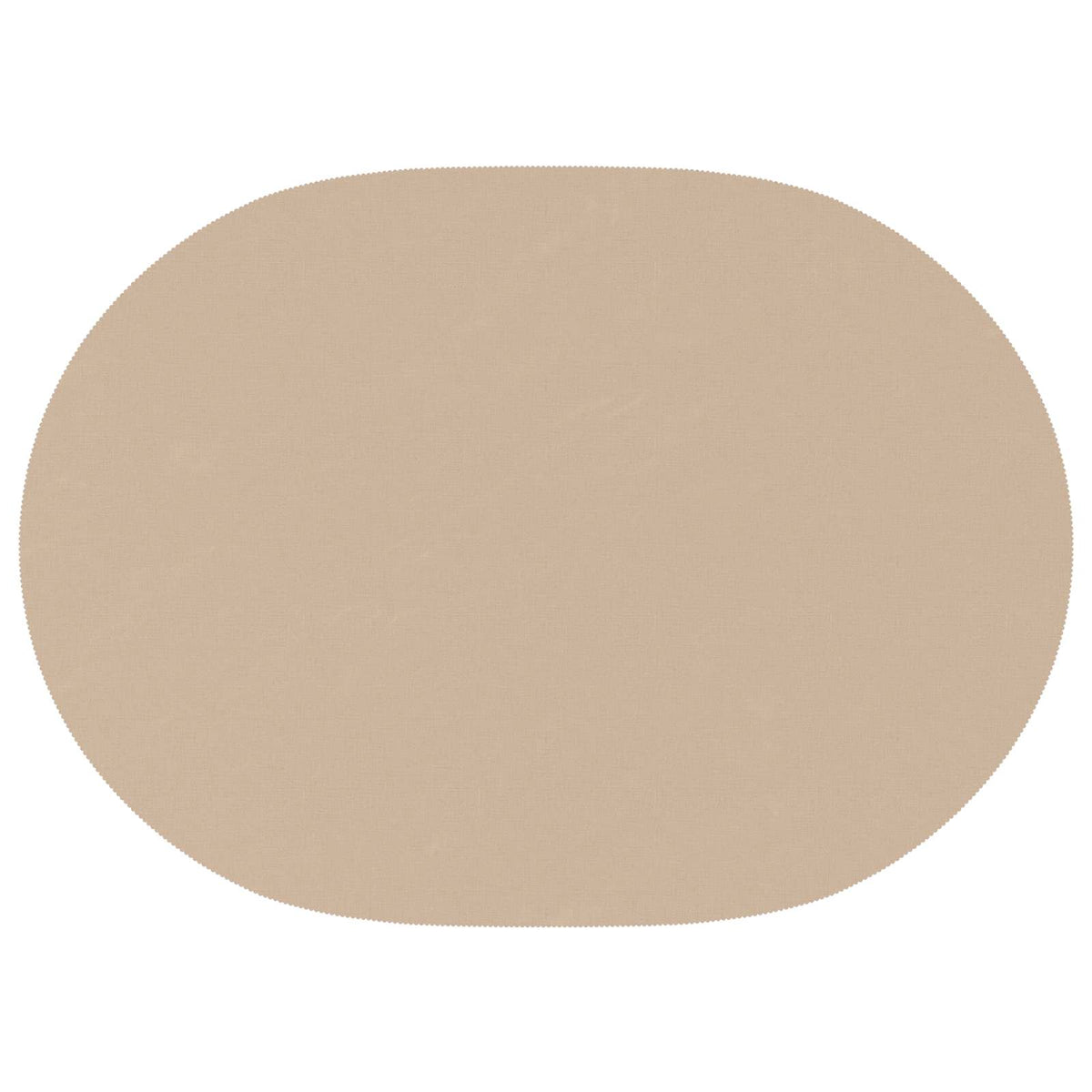 Bordklæde Oval Beige 130 x 220 cm