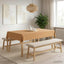 Bordklæde Rektangulær Beige 140 x 200 cm