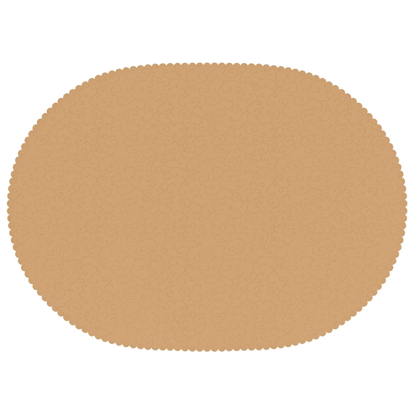 Bordklæde Oval Beige 160 x 220 cm