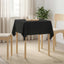 Bordklæde 5 stk. Rektangulær Mørkegrå 140 x 140 cm Polyester