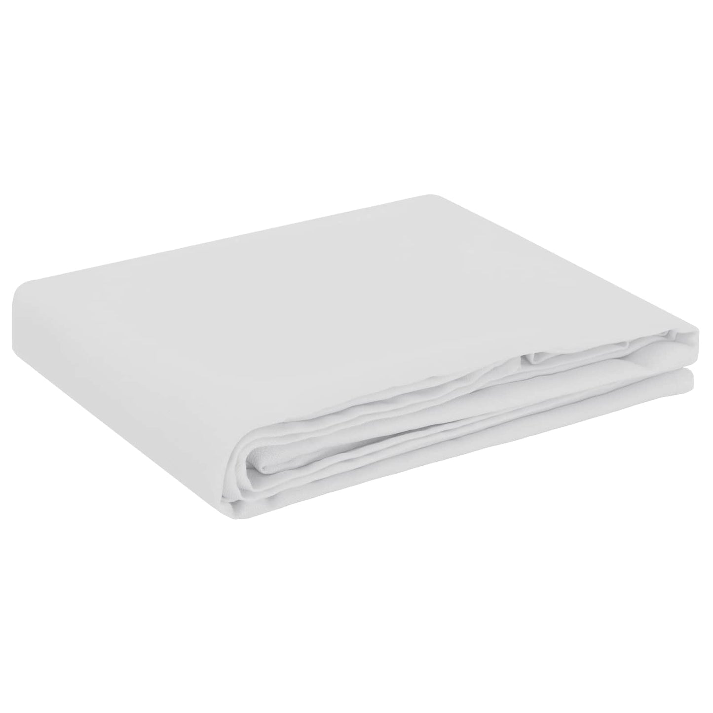 Bordklæde 5 stk. Rektangulær Hvid 140 x 180 cm Polyester