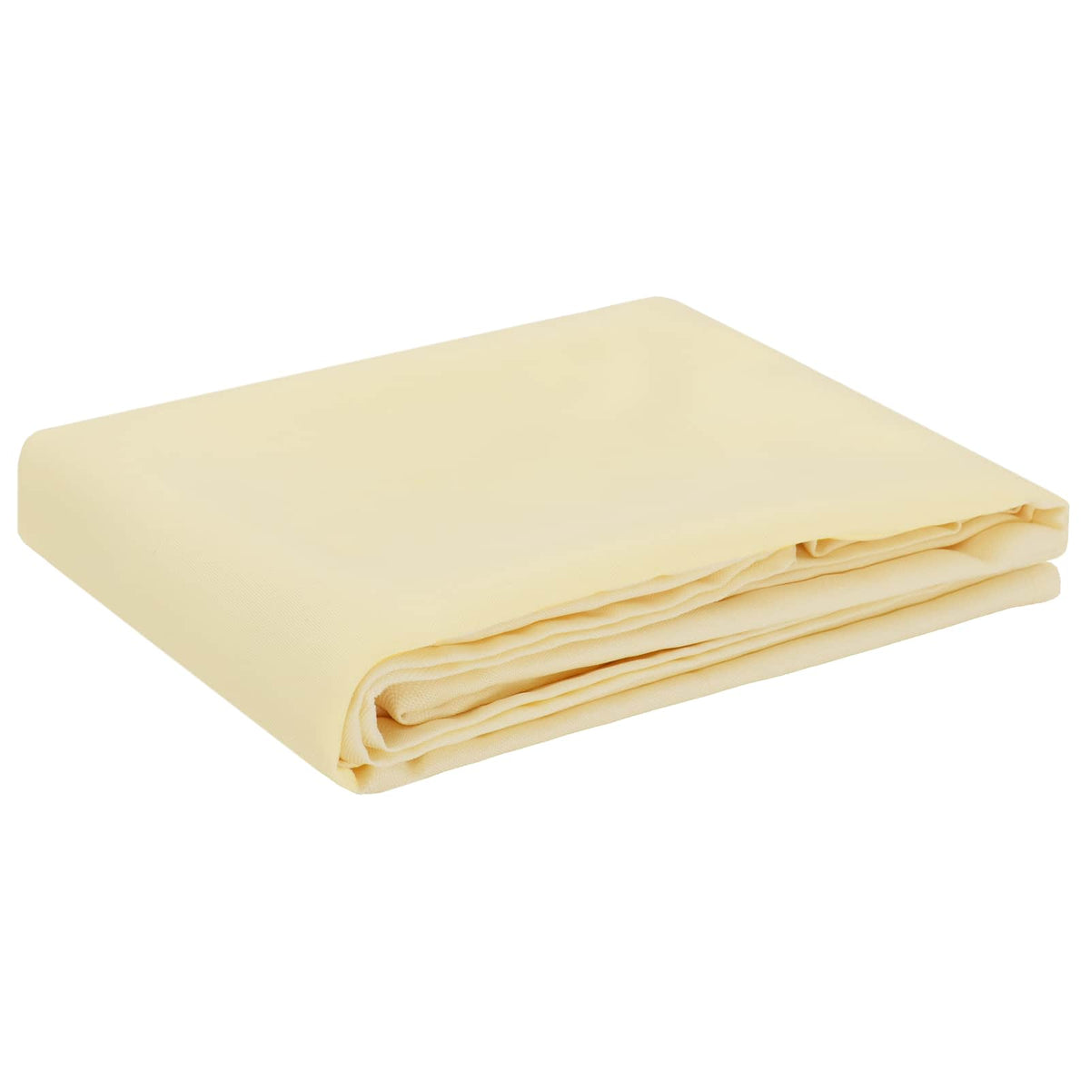 Bordklæde 5 stk. Rund Cremehvid Ø 140 cm Polyester