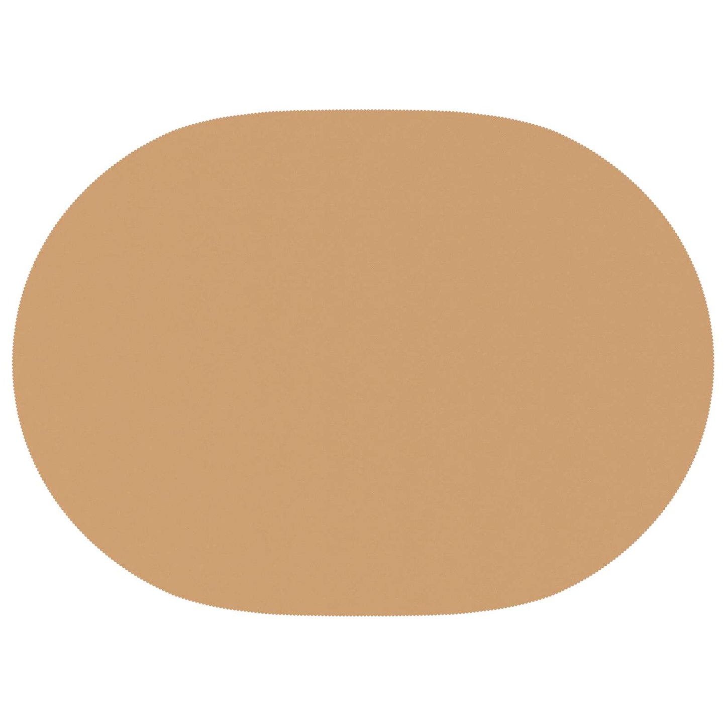 Bordklæde 5 stk. Oval Beige 130 x 180 cm Polyester