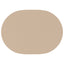 Bordklæde 5 stk. Oval Beige 130 x 180 cm