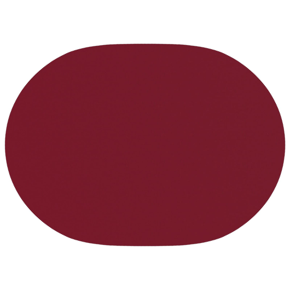 Bordklæde 5 stk. Oval Vinrød 130 x 220 cm