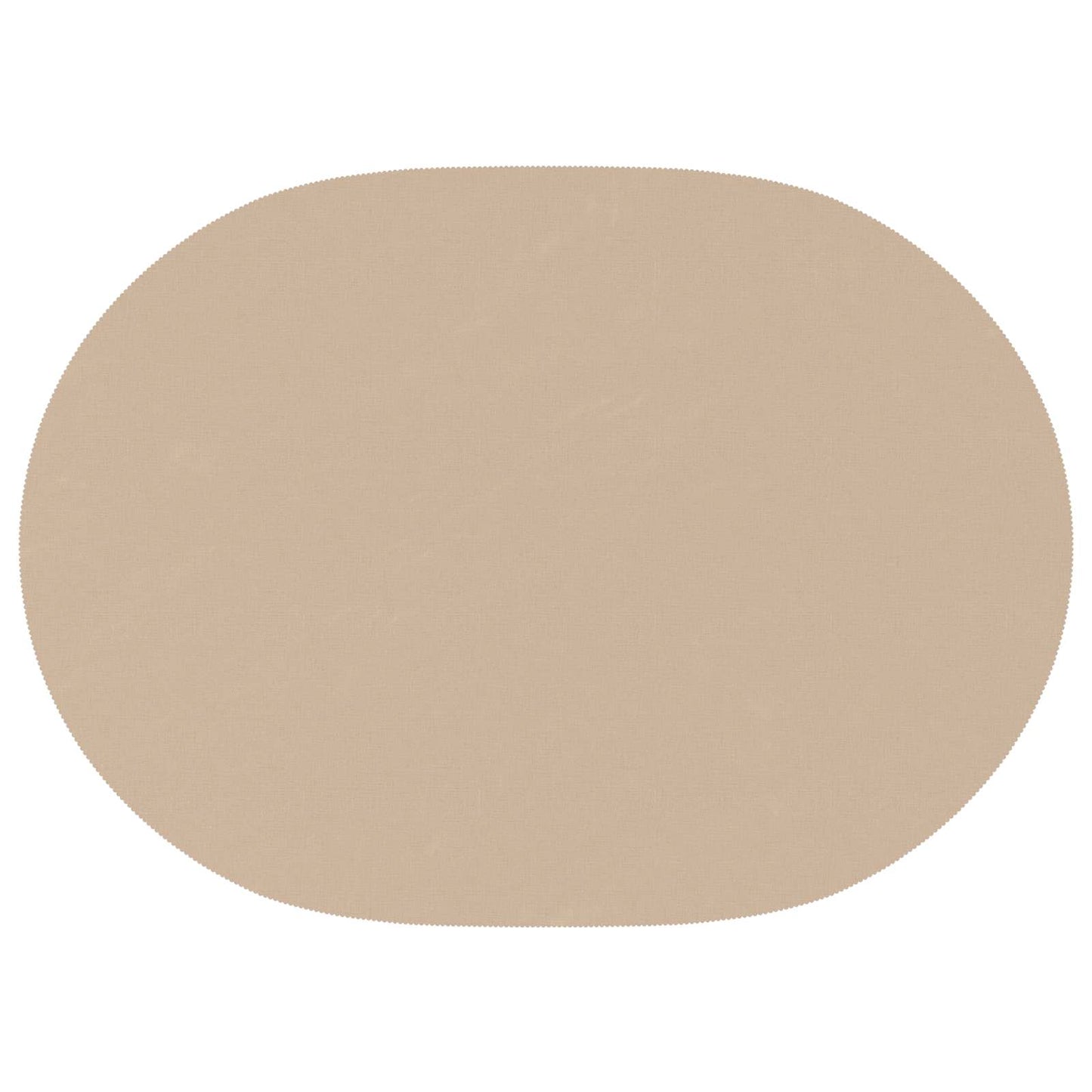 Bordklæde 5 stk. Oval Beige 160 x 220 cm