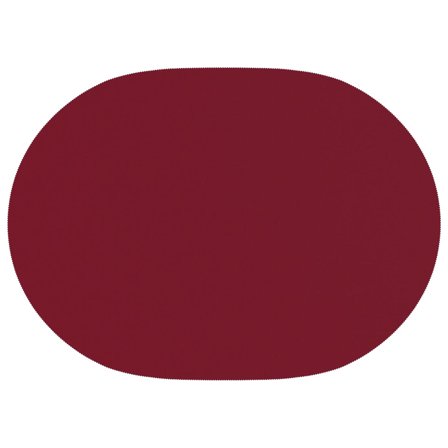 Bordklæde 5 stk. Oval Vinrød 160 x 220 cm