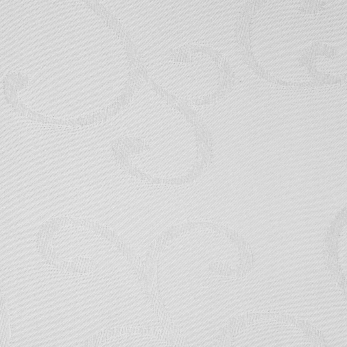 Bordklæde 5 stk. Rektangulær Hvid 140 x 160 cm