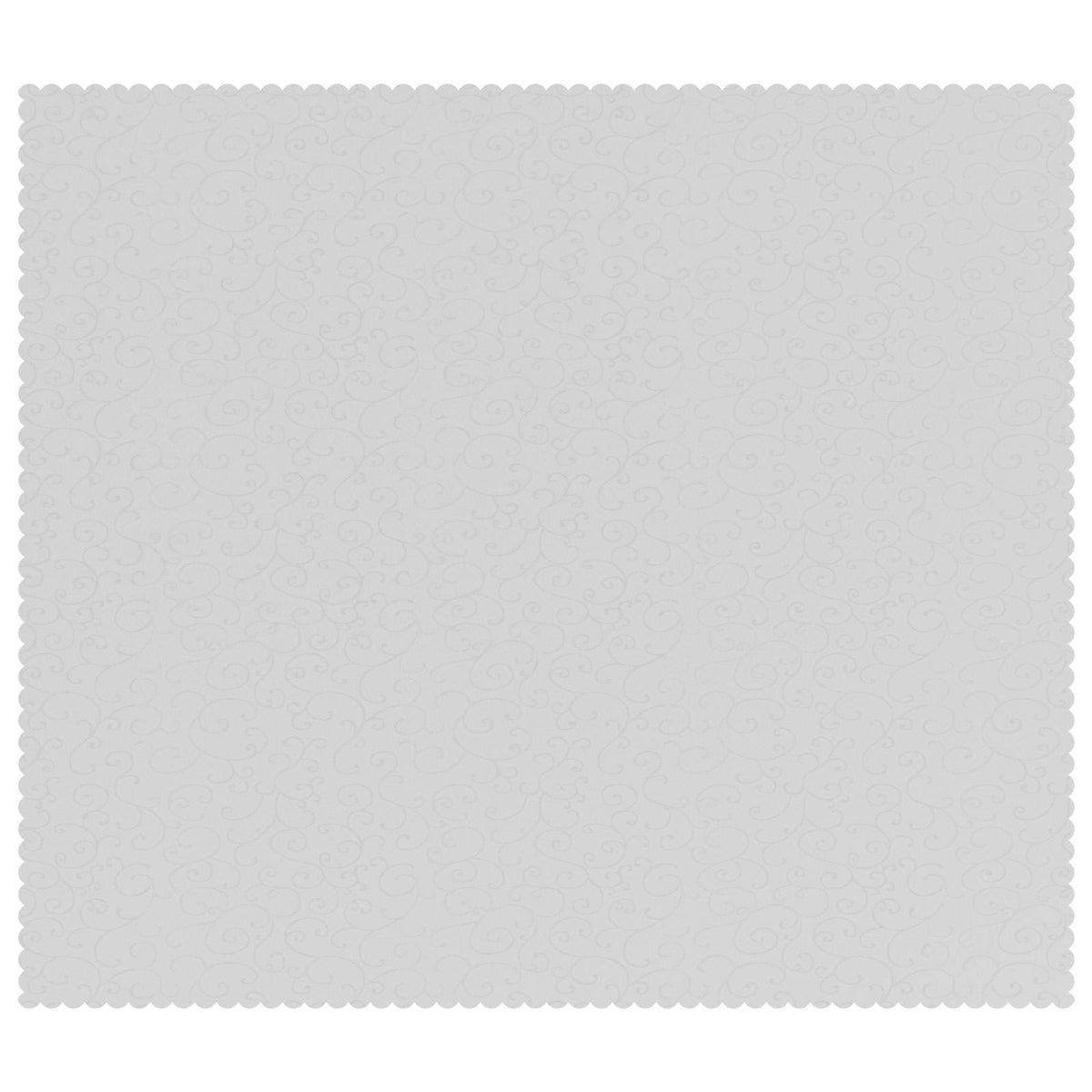 Bordklæde 5 stk. Rektangulær Hvid 140 x 160 cm
