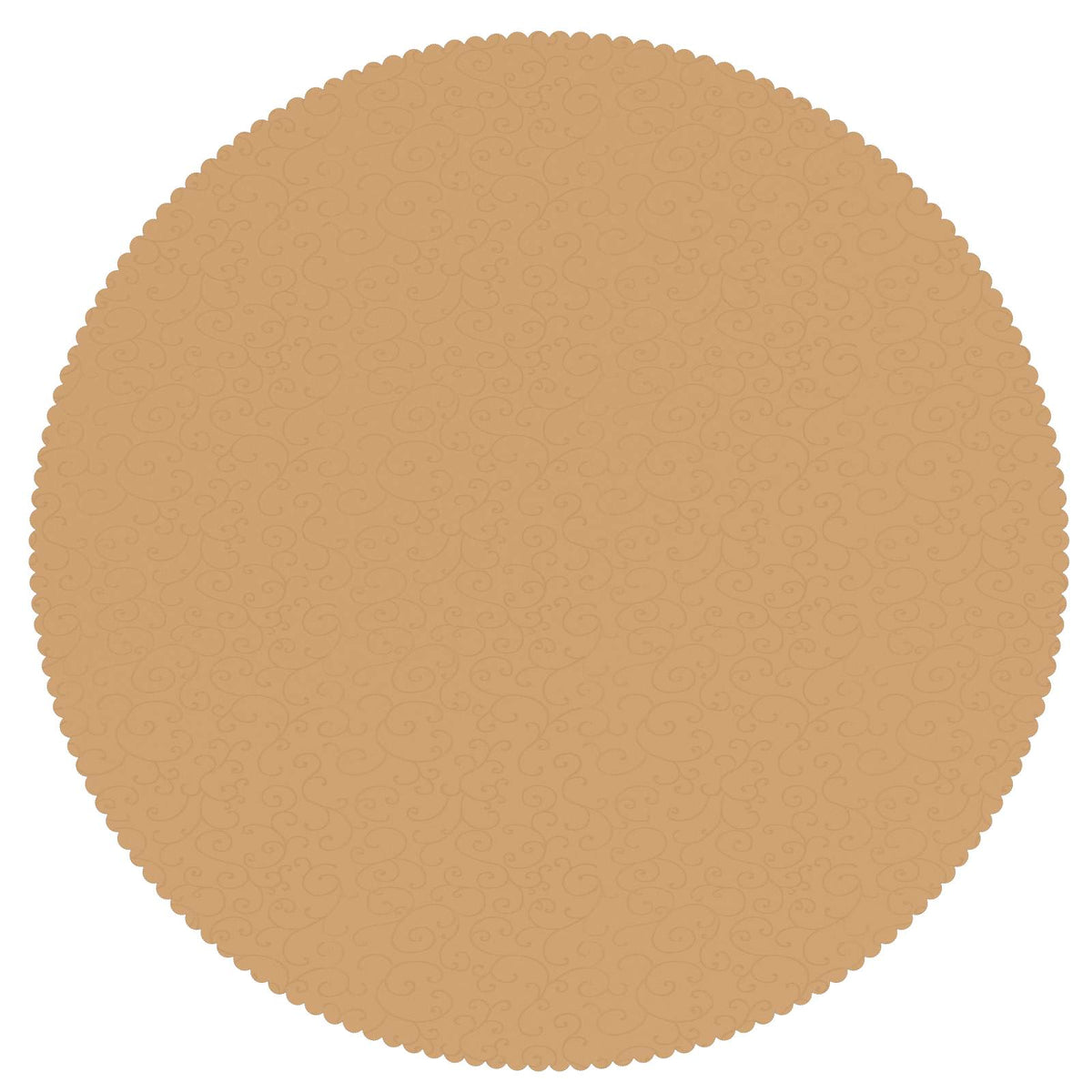 Bordklæde 5 stk. Rund Beige Ø 140 cm
