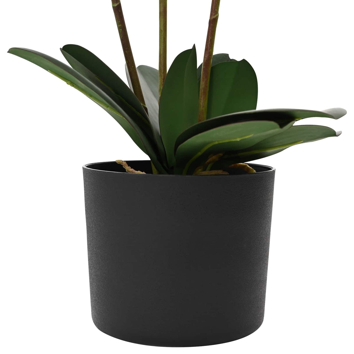Kunstig orkideplante med potte Hvid 45 x 15 x 65 cm