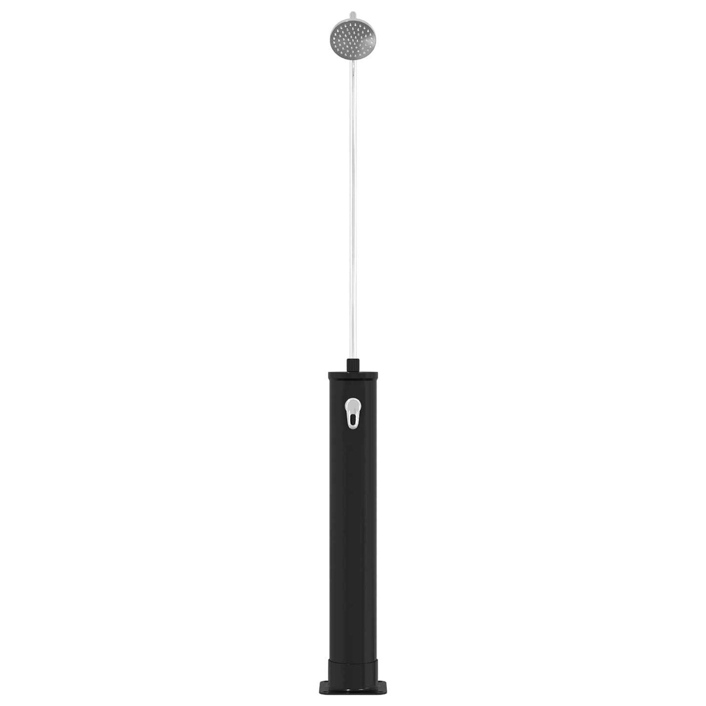 Solbruser med Brusehoved 20 l PVC, ABS, Zinklegering Sort 20 l
