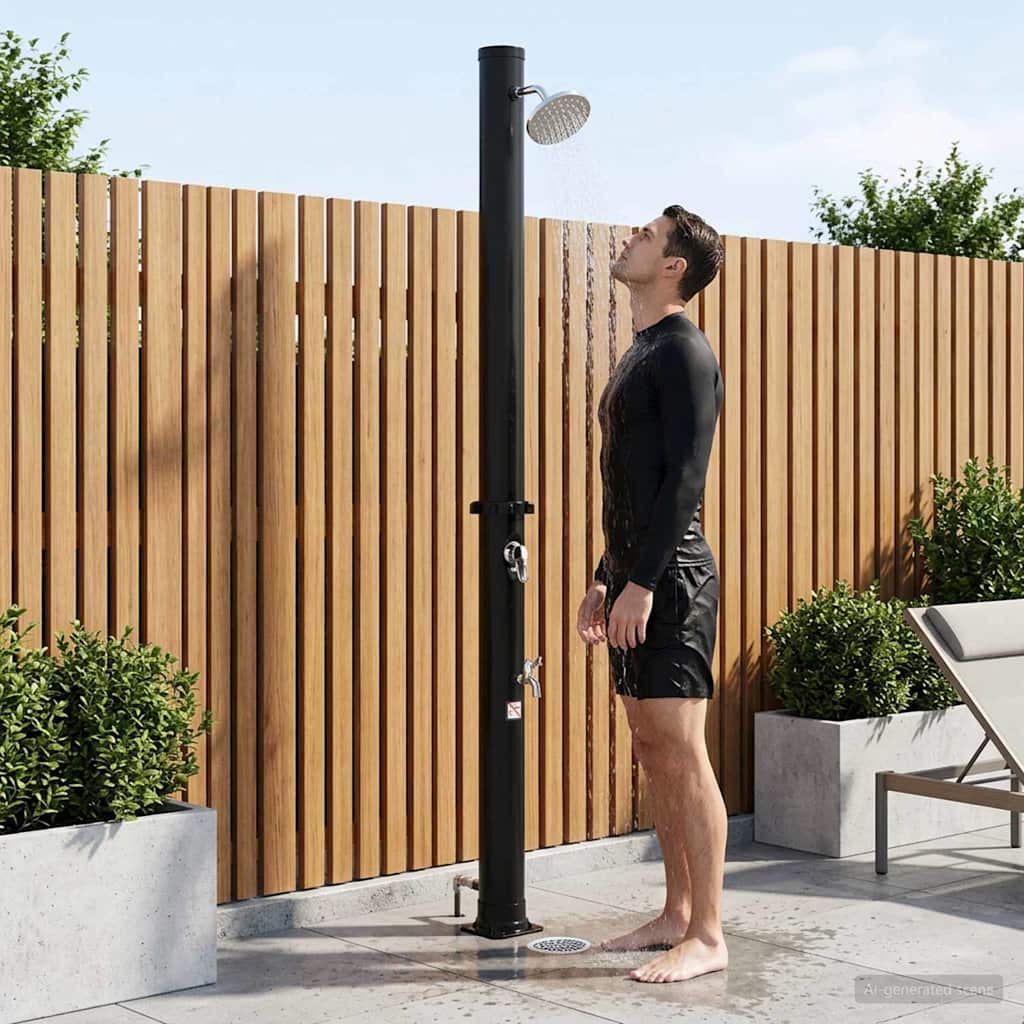 Solbruser med bruserhoved og vandhane 20 l