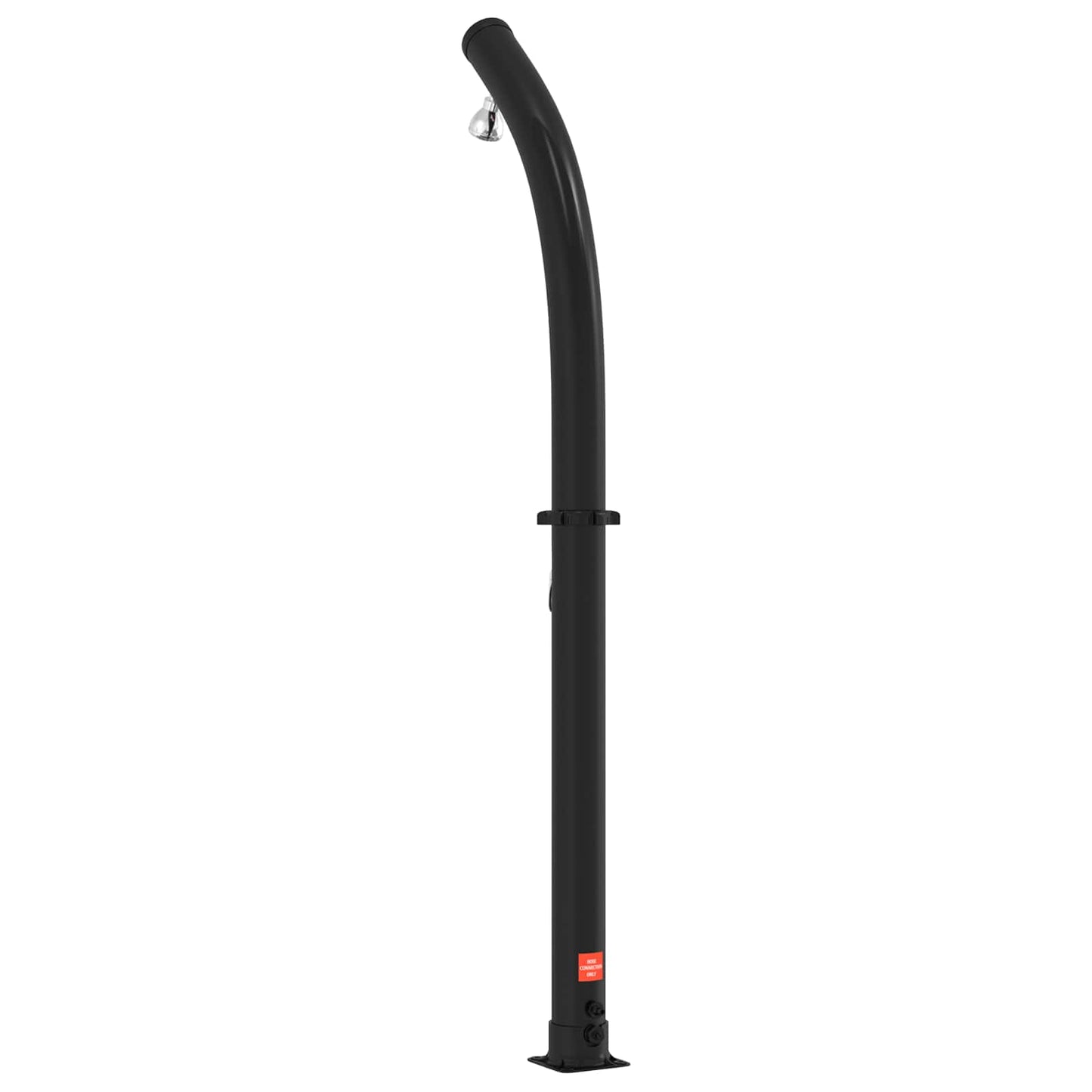Solbruser med Brusehoved 20 l PVC, ABS, Zinklegering Sort 20 l