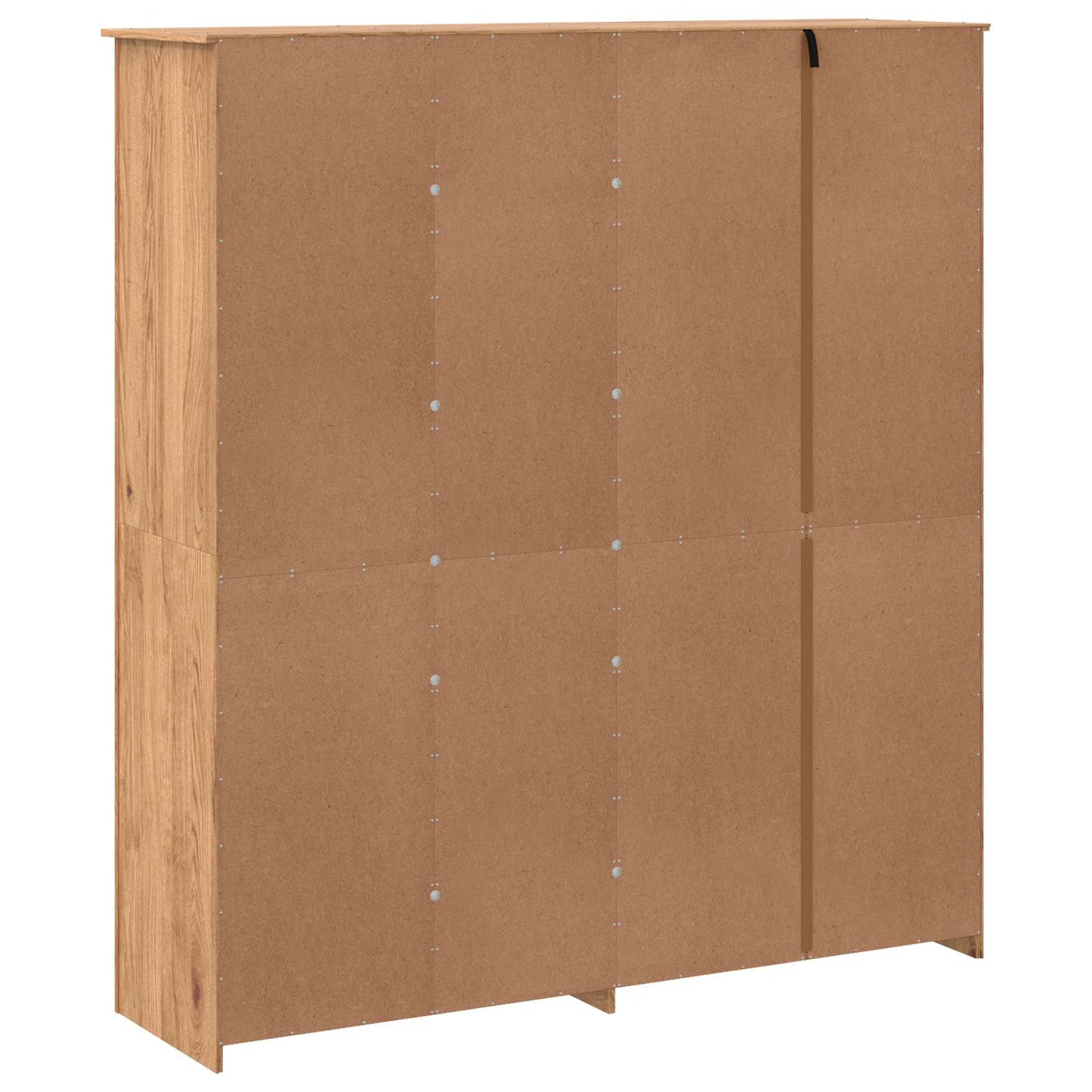 Garderobeskab PANAMA Honning 169 x 50 x 185 cm Massivt fyrretræ