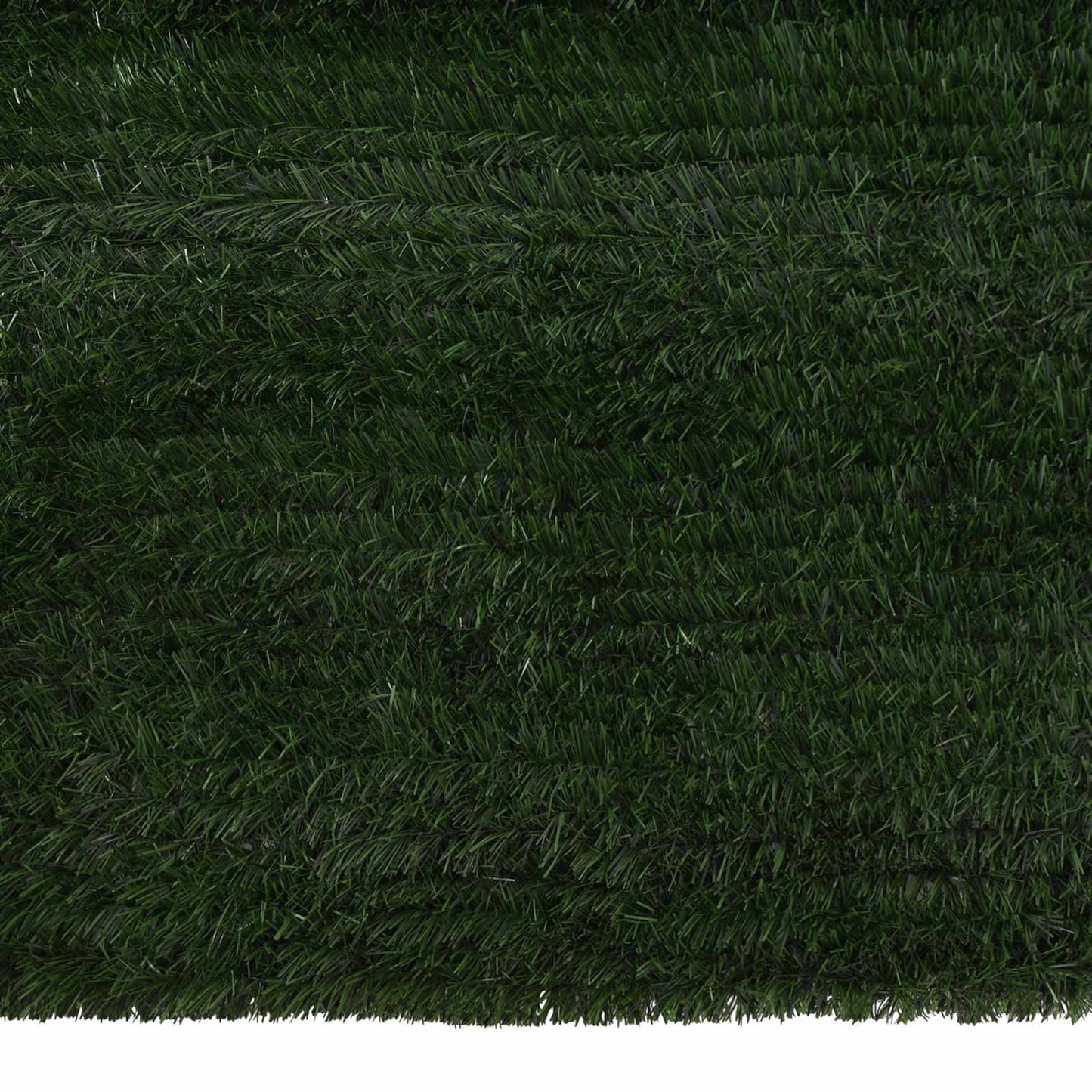 Kunstigt hegn Mørkegrøn 1 x 6 m PVC og Stål