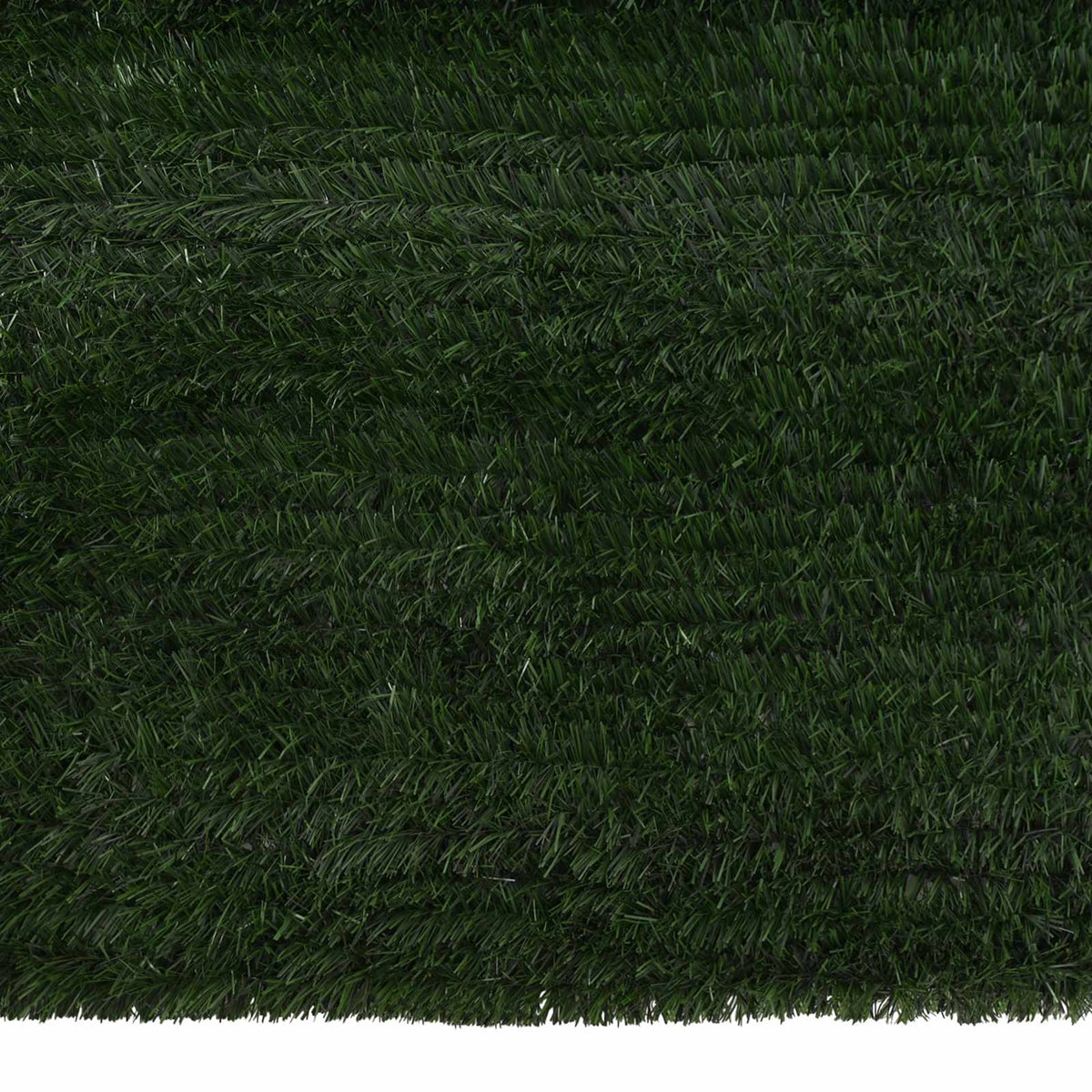 Kunstigt hegn Mørkegrøn 1,5 x 4 m PVC og Stål