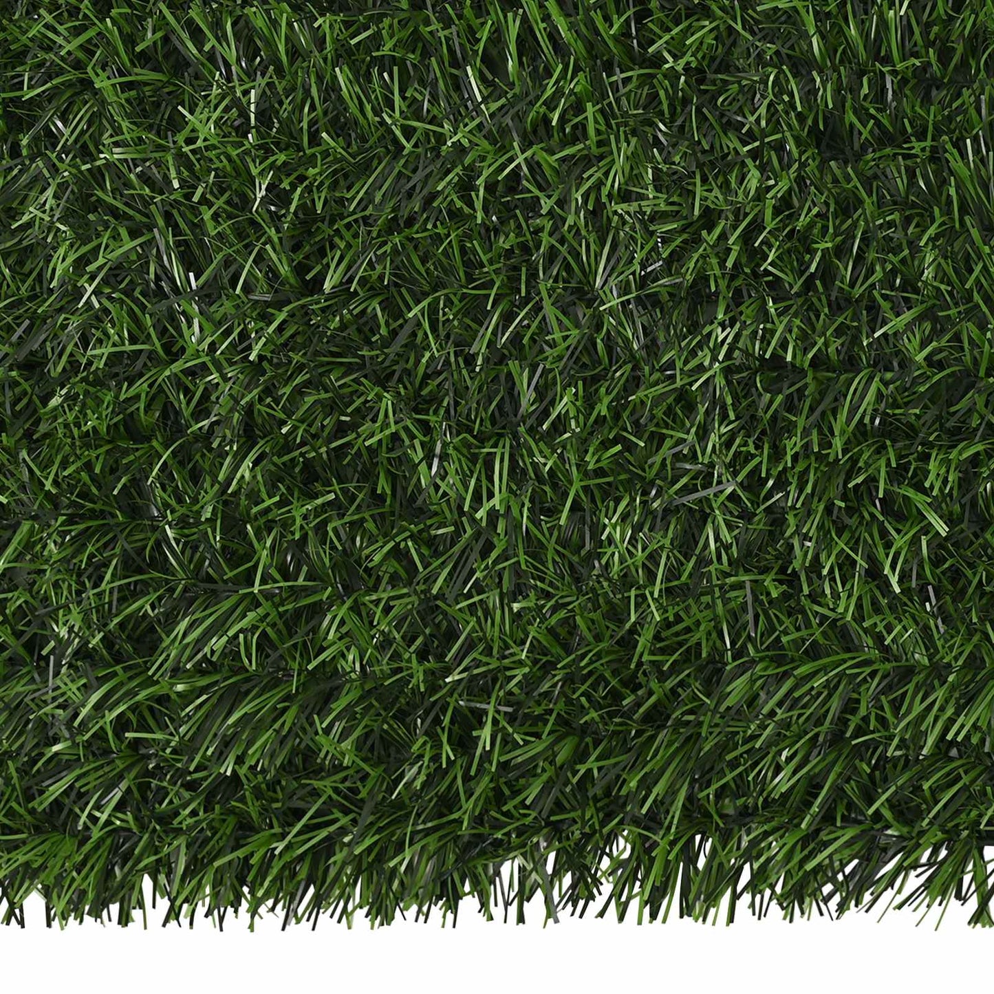 Kunstigt hegn Lys grøn 1 x 4 m PVC og Stål