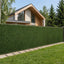 Kunstigt hegn Lys grøn 1 x 5 m PVC og Stål