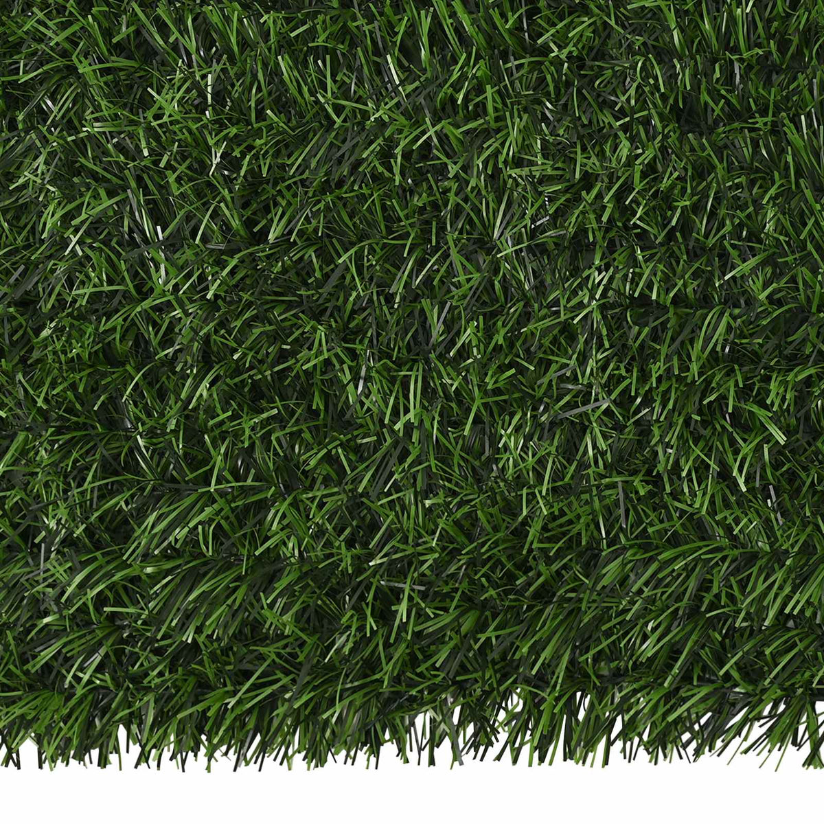 Kunstigt hegn Lys grøn 1 x 6 m PVC og Stål