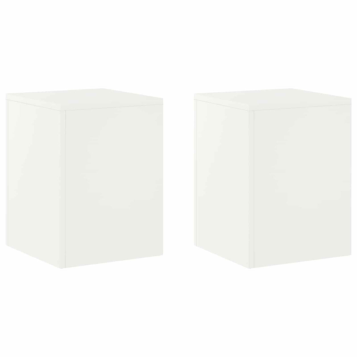 Planteholder 2 pcs Hvid 30 x 30 x 40 cm Stål