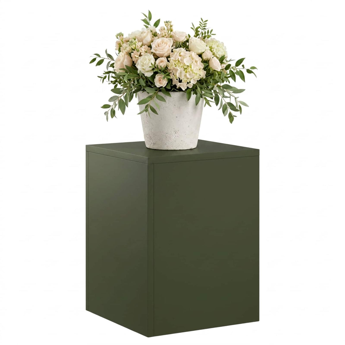 Planteholder Olivengrøn 30 x 30 x 40 cm Cortenstål