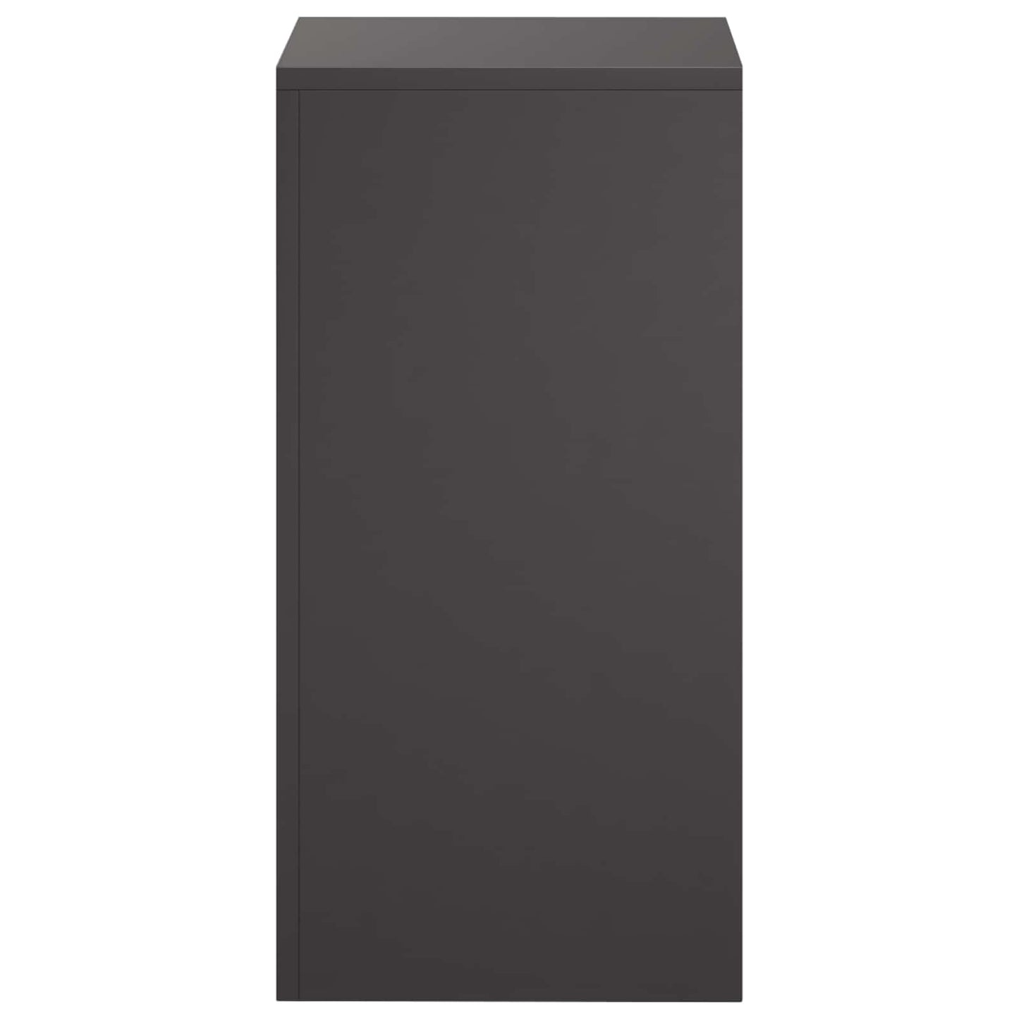 Planteholder 2 pcs Sort 30 x 30 x 60 cm Stål