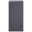 Planteholder Antracit 30 x 30 x 60 cm Rustfrit stål