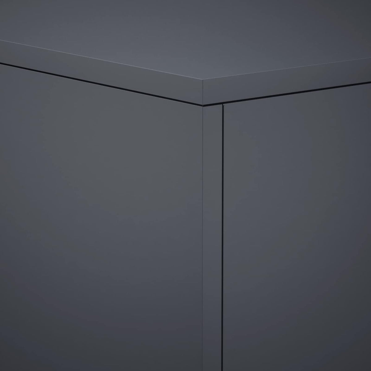 Planteholder 2 pcs Antracit 30 x 30 x 60 cm Galvaniseret stål