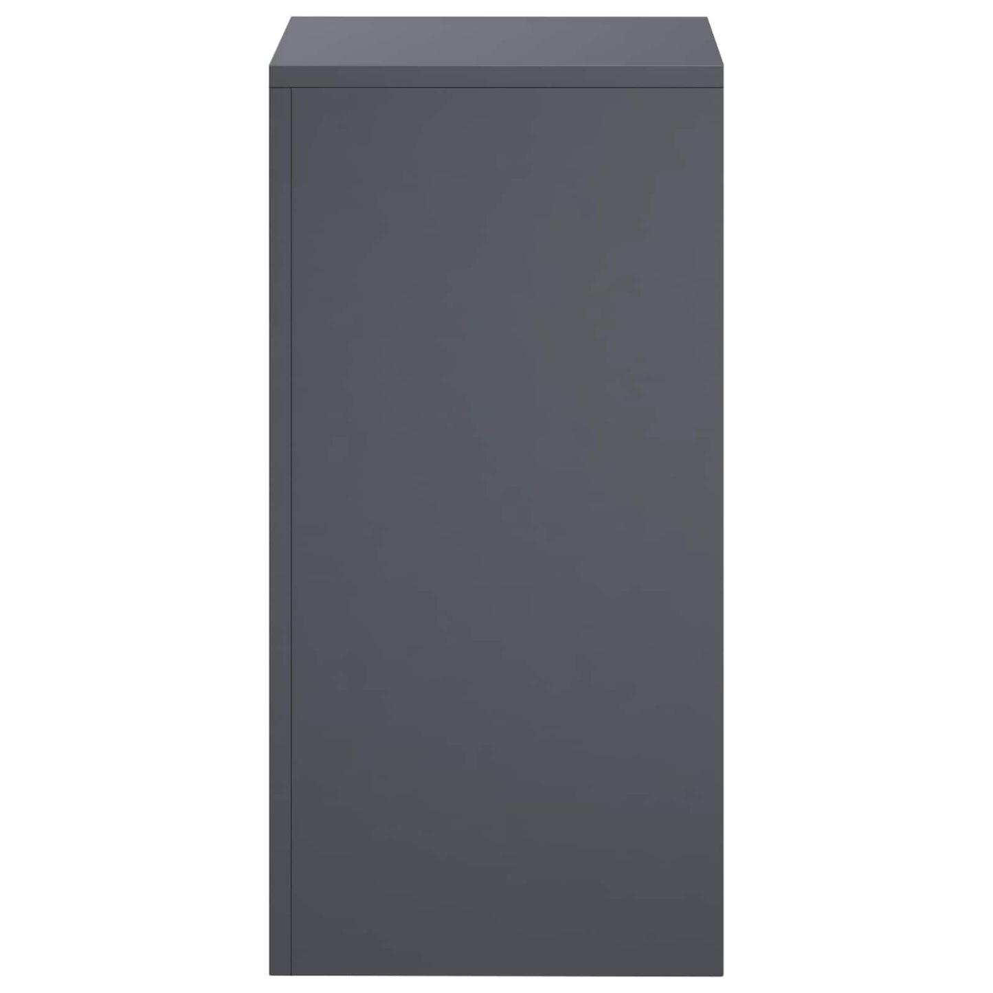 Planteholder 2 pcs Antracit 30 x 30 x 60 cm Galvaniseret stål