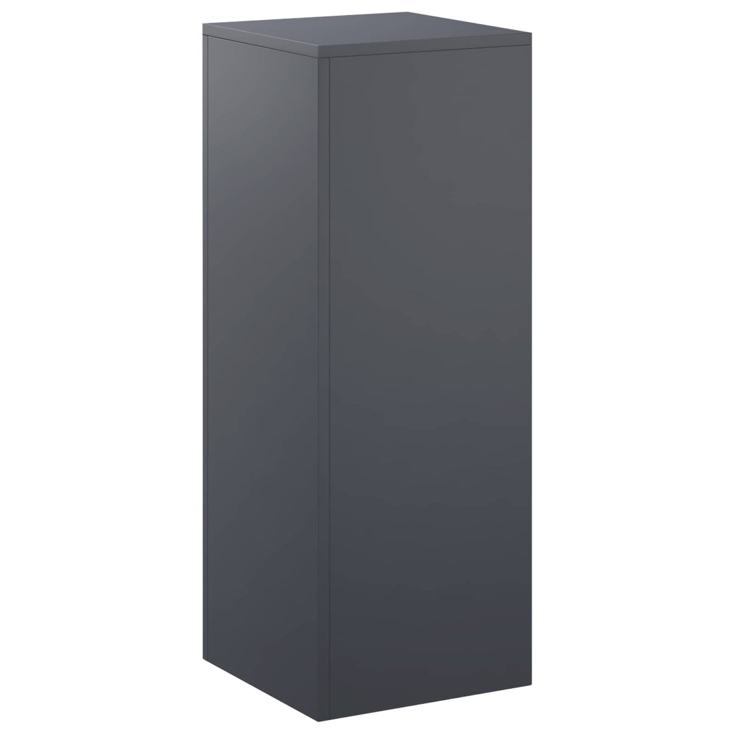 Planteholder Antracit 30 x 30 x 80 cm Rustfrit stål