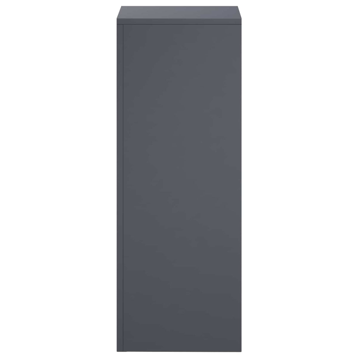 Planteholder Antracit 30 x 30 x 80 cm Rustfrit stål