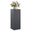 Planteholder Antracit 30 x 30 x 80 cm Rustfrit stål