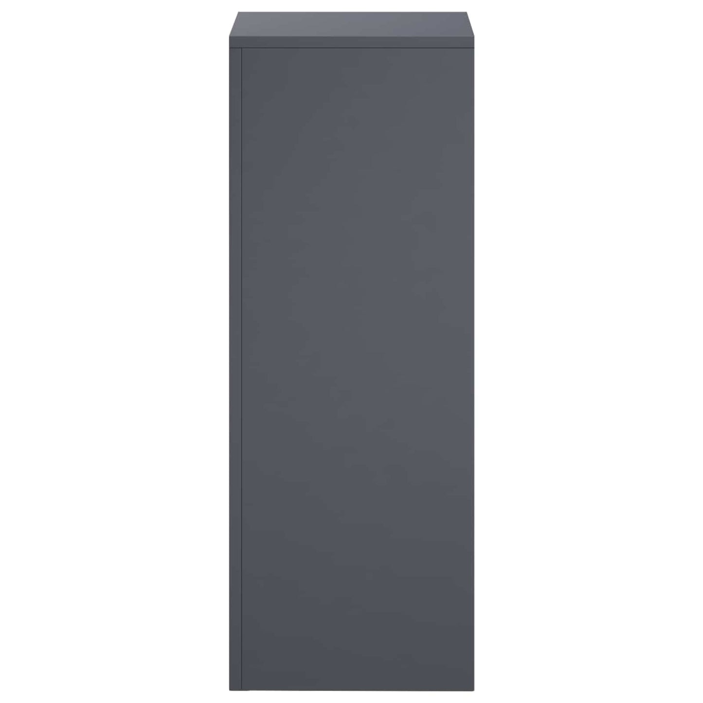Planteholder 2 pcs Antracit 30 x 30 x 80 cm Galvaniseret stål