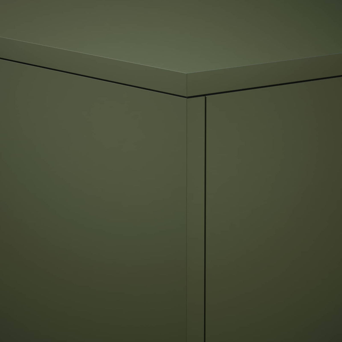 Planteholder Olivengrøn 30 x 30 x 80 cm Cortenstål