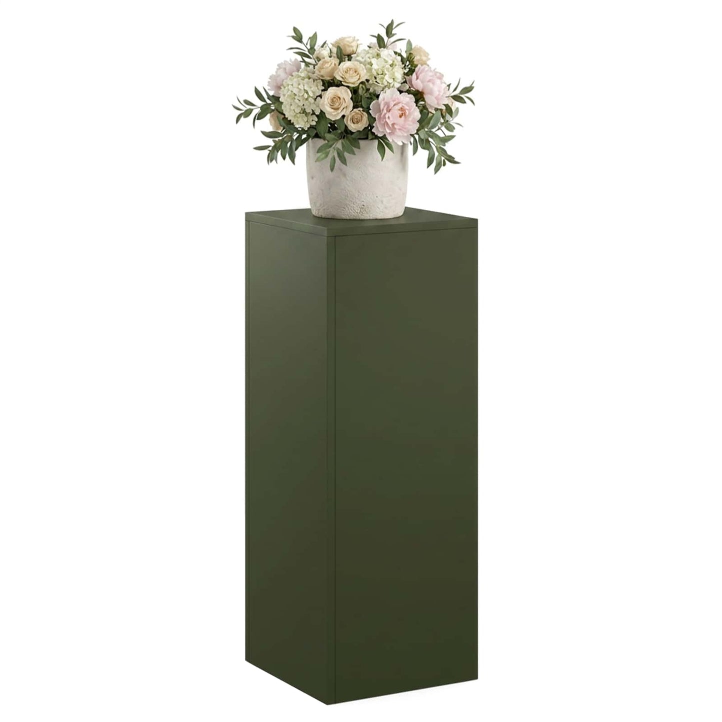 Planteholder Olivengrøn 30 x 30 x 80 cm Cortenstål