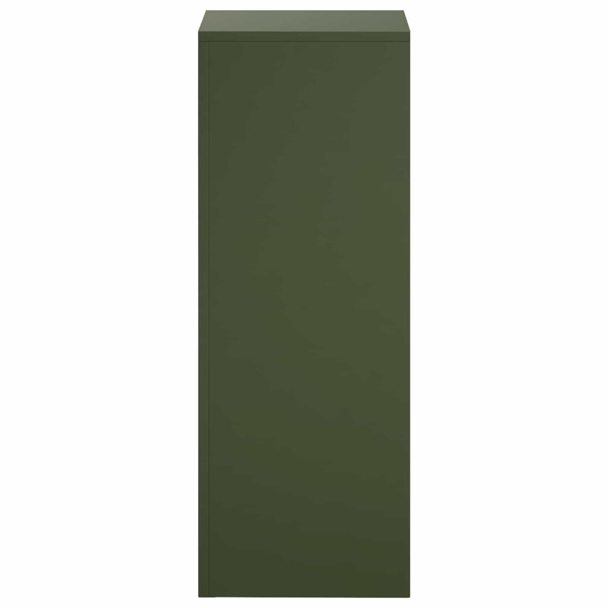 Planteholder 2 pcs Olivengrøn 30 x 30 x 80 cm Stål