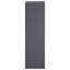 Planteholder Antracit 30 x 30 x 100 cm Rustfrit stål