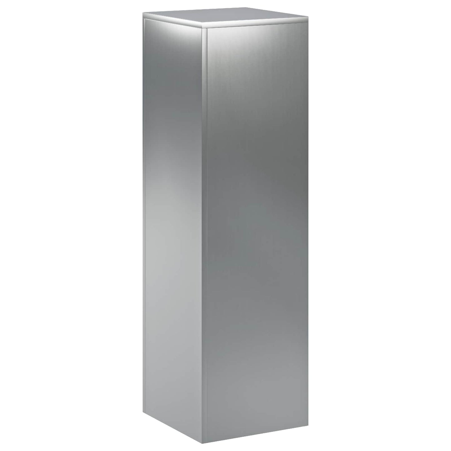Planteholder Sølv 30 x 30 x 100 cm Stål