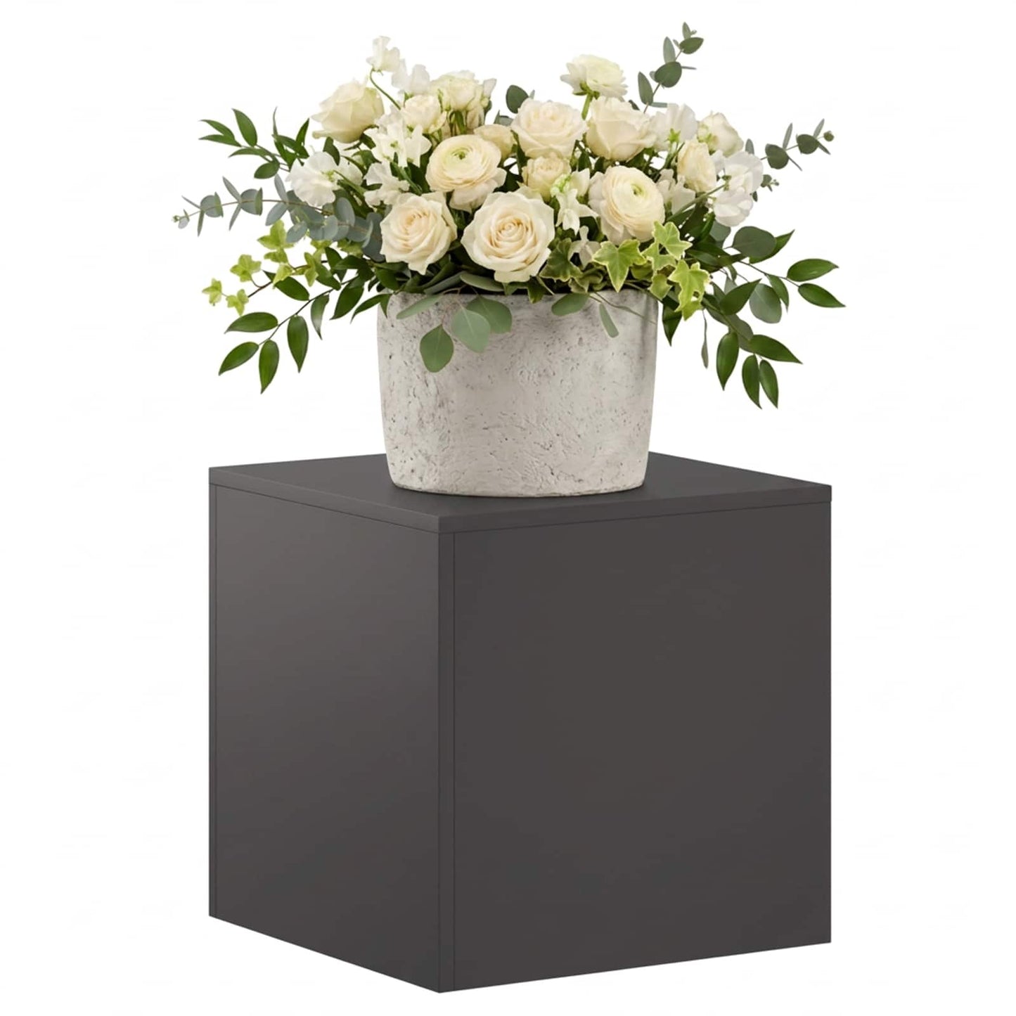 Planteholder Sort 40 x 40 x 40 cm Stål