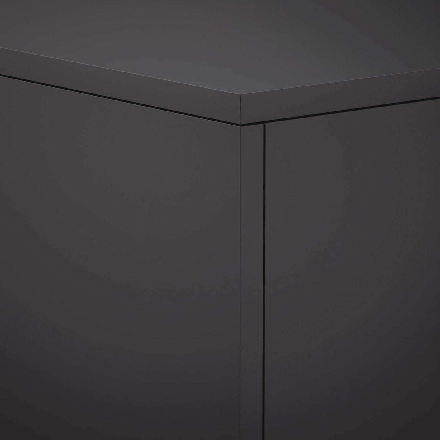 Planteholder 2 pcs Sort 40 x 40 x 40 cm Stål