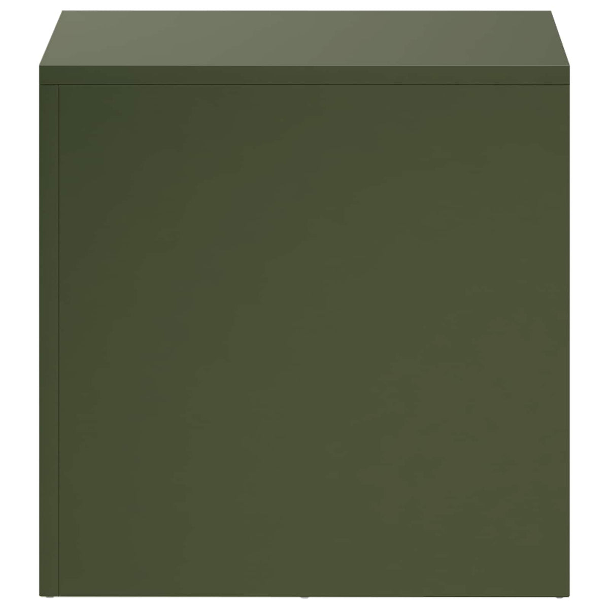 Planteholder 2 pcs Olivengrøn 40 x 40 x 40 cm Stål