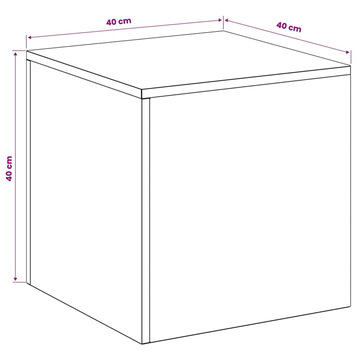 Planteholder 2 pcs Sølv 40 x 40 x 40 cm Stål