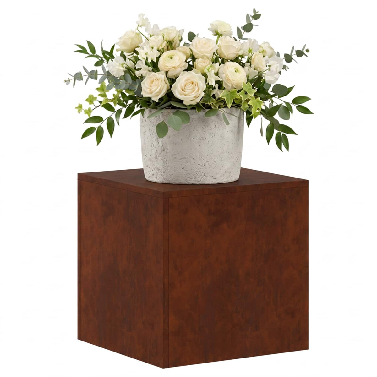 Planteholder Rusten 40 x 40 x 40 cm Cortenstål